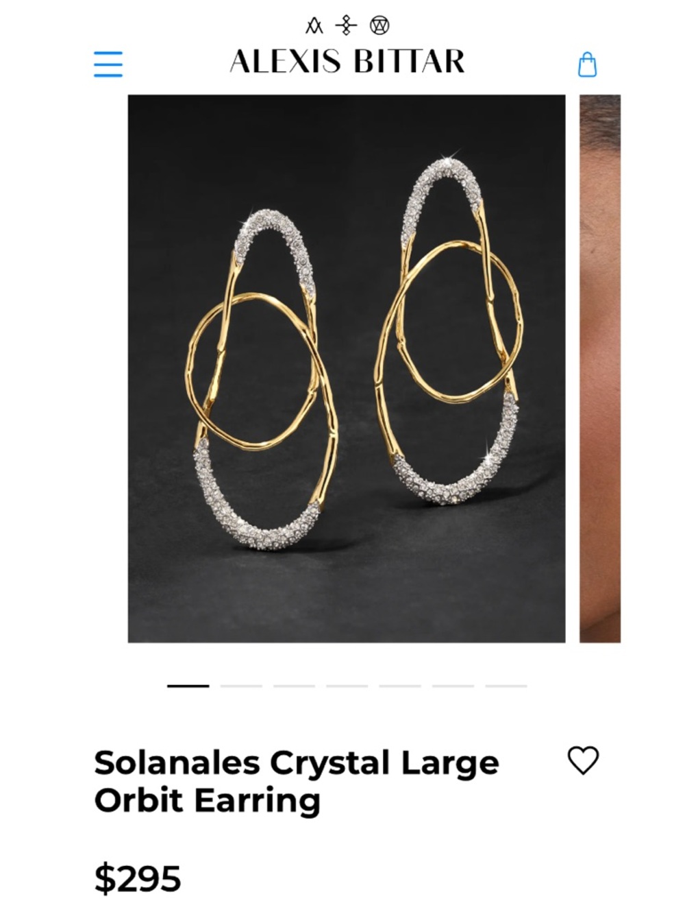 Zimmerman Solanales Crystal Large Orbit Earrings